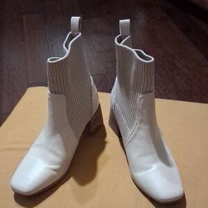 Chic White Ankle Boots